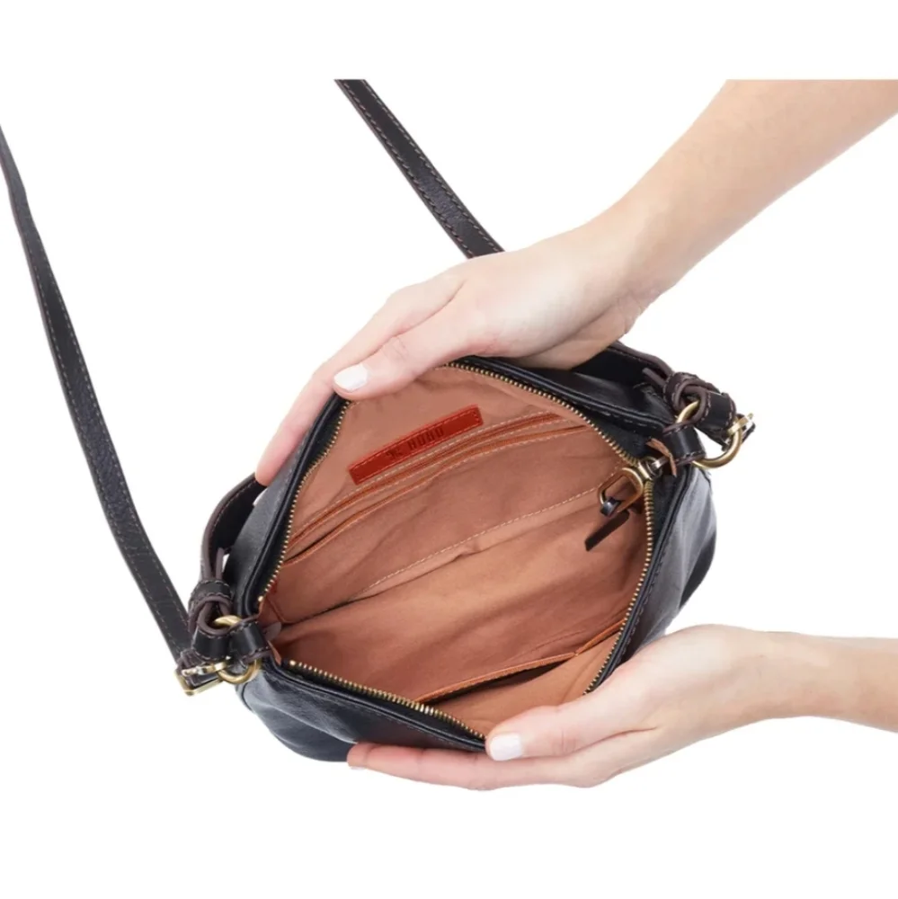 NEW! Hobo Belle Convertible Shoulder Bag Black Leather NWT - Picture 4 of 14